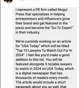 USA Today Scams