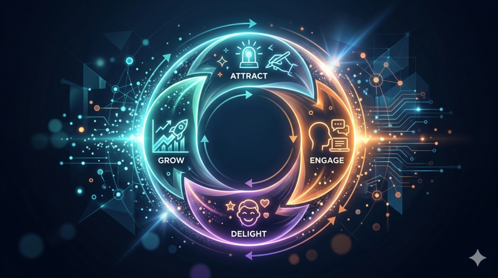 The Law Firm Marketing Flywheel How SEO, Paid Ads, and Social Actually Work Together